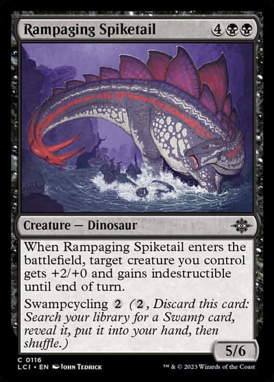 Rampaging Spiketail 116 The Lost Caverns of Ixalan Magic card