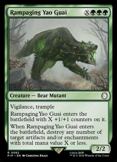 Rampaging Yao Guai PIP-82 Fallout Magic card