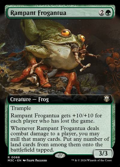 Rampant Frogantua M3C-66 Modern Horizons 3 Commander Magic card