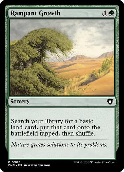 Rampant Growth CMM-908 Commander Masters Magic card