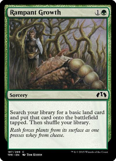 Rampant Growth TPR-187 Tempest Remastered Magic card
