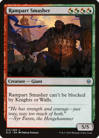 Rampart Smasher ELD-213 Throne of Eldraine Magic card