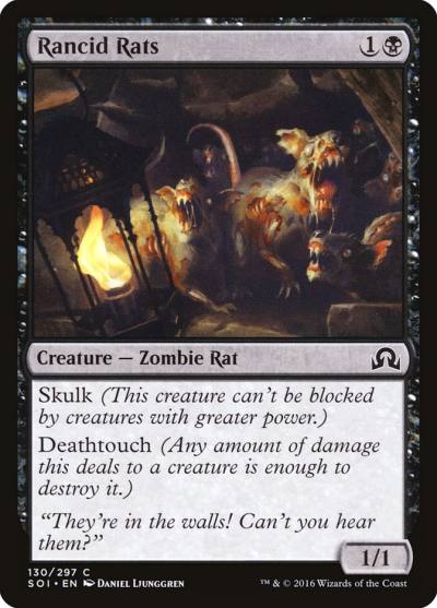 Rancid Rats 130 Shadows over Innistrad Magic card
