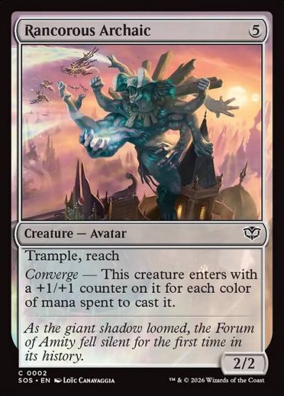 Rancorous Archaic SOS-2 Secrets of Strixhaven Magic card