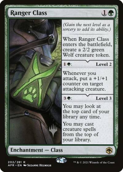 Ranger Class PAFR-202P Adventures in the Forgotten Realms Promos Magic card
