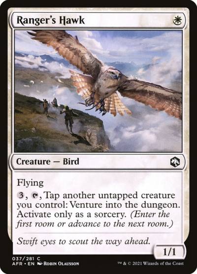 Ranger's Hawk AFR-37 Adventures in the Forgotten Realms Magic card