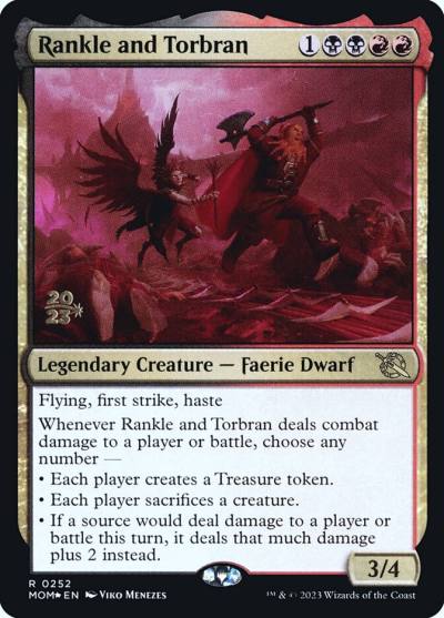 Rankle and Torbran PMOM-252S March of the Machine Promos Magic card