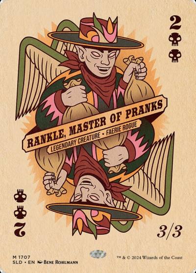Rankle, Master of Pranks SLD-1707 Secret Lair Drop Magic card