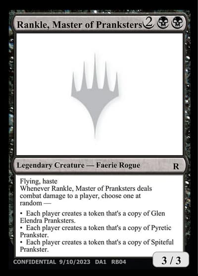 Rankle, Master of Pranksters RB04e Unknown Event Magic card