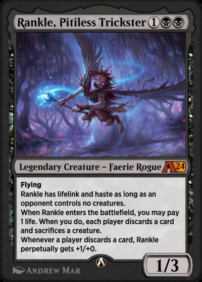 Rankle, Pitiless Trickster YOTJ-11 Alchemy: Outlaws of Thunder Junction Magic card