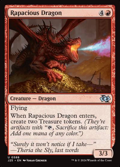 Rapacious Dragon J25-588 Foundations Jumpstart Magic card