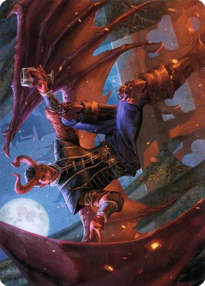 Raphael, Fiendish Savior // Raphael, Fiendish Savior ACLB-40 Battle for Baldur's Gate Art Series Magic card