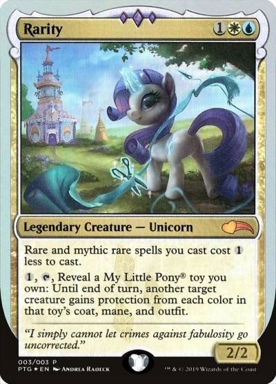 Rarity PTG-3 Ponies: The Galloping Magic card