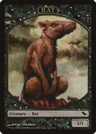 Rat TSHM-3 Shadowmoor Tokens Magic card