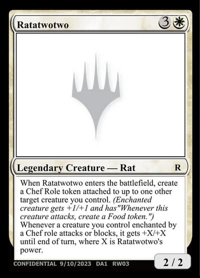 Ratatwotwo RW03c Unknown Event Magic card