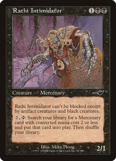 Rathi Intimidator NEM-69 Nemesis Magic card