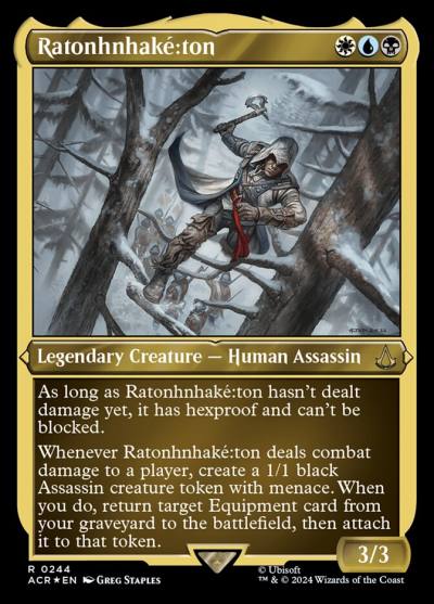 Ratonhnhaké꞉ton ACR-244 Assassin's Creed Magic card