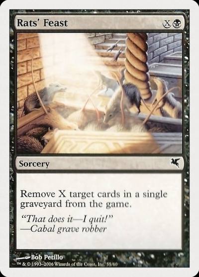 Rats' Feast PHUK-55 Hachette UK Magic card