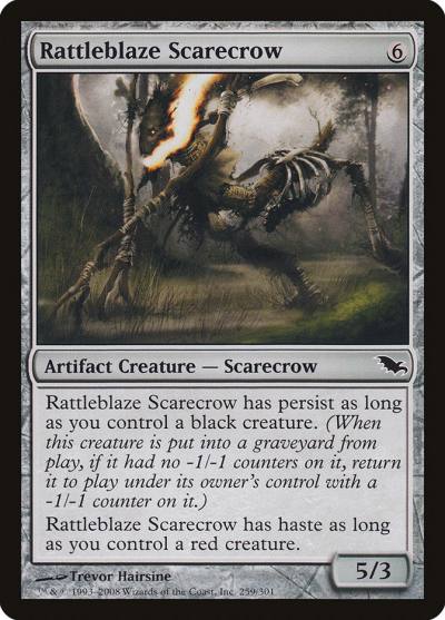 Rattleblaze Scarecrow 259 Shadowmoor Magic card