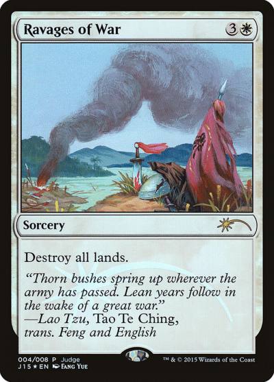 Ravages of War J15-4 Judge Gift Cards 2015 Magic card