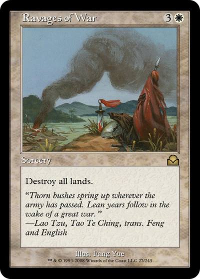 Ravages of War ME2-27 Masters Edition II Magic card