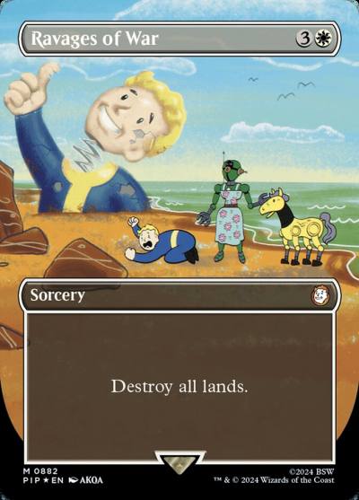 Ravages of War PIP-882 Fallout Magic card