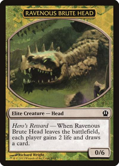 Ravenous Brute Head TFTH-2 Face the Hydra Magic card