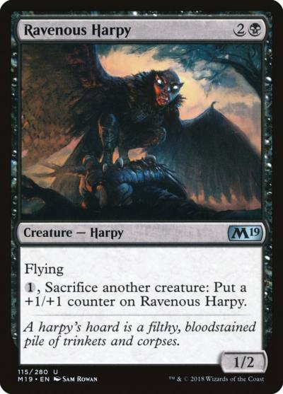 Ravenous Harpy M19-115 Core Set 2019 Magic card
