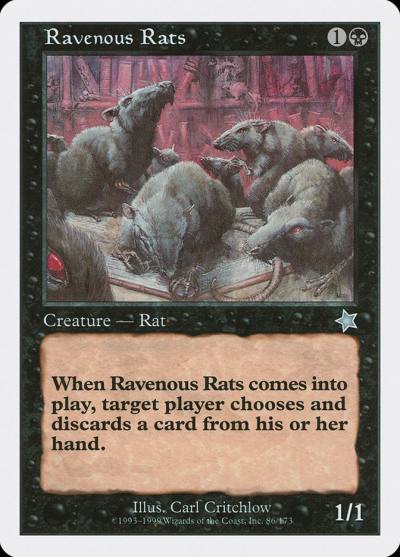 Ravenous Rats S99-86 Starter 1999 Magic card