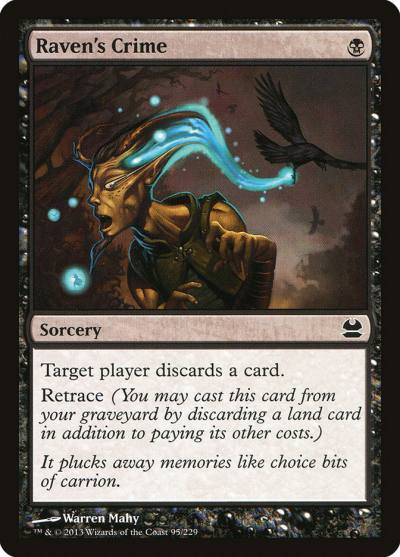 Raven's Crime MMA-95 Modern Masters Magic card