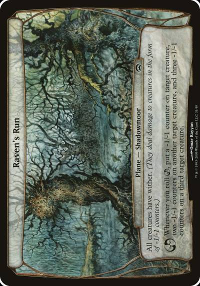 Raven's Run OHOP-31 Planechase Planes Magic card