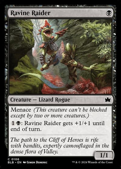 Ravine Raider 106 Bloomburrow Magic card