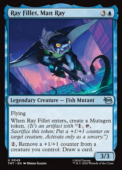 Ray Fillet, Man Ray 49 Teenage Mutant Ninja Turtles Magic card