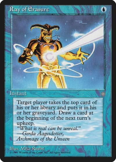 Ray of Erasure ICE-93 Ice Age Magic card