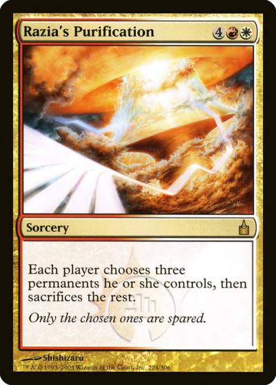 Razia's Purification RAV-224 Ravnica: City of Guilds Magic card