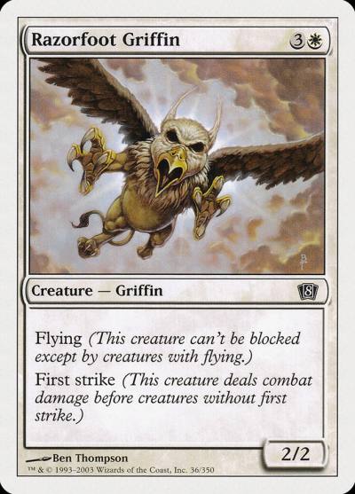 Razorfoot Griffin 8ED-36 Eighth Edition Magic card