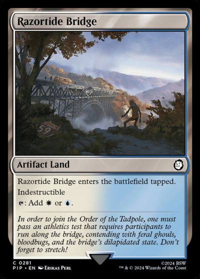 Razortide Bridge PIP-281 Fallout Magic card
