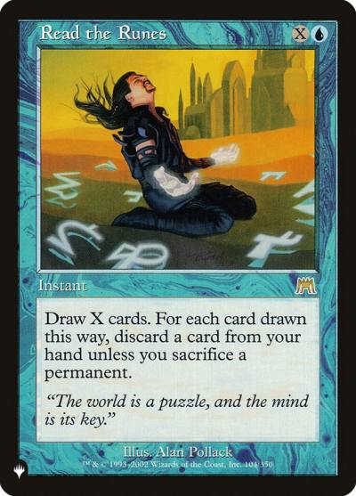 Read the Runes PLST-ONS-104 The List Magic card