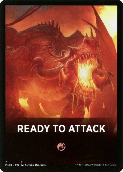 Ready to Attack FDMU-7 Dominaria United Jumpstart Front Cards Magic card