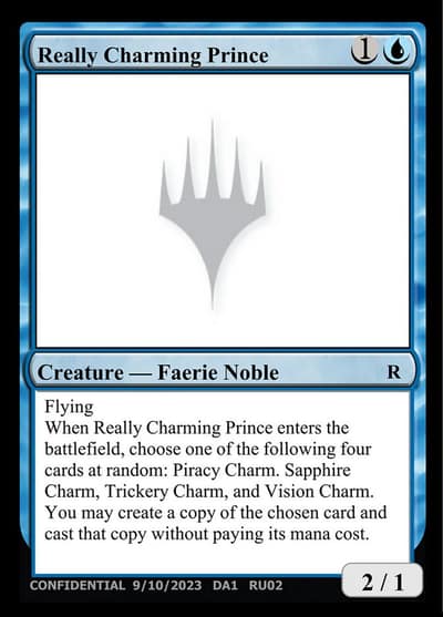 Really Charming Prince RU02d Unknown Event Magic card