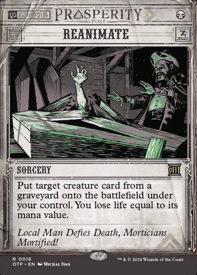 Reanimate OTP-18 Breaking News Magic card