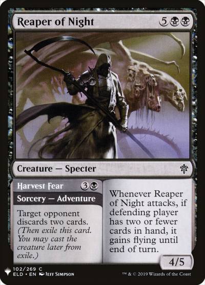 Reaper of Night // Harvest Fear PLST-ELD-102 The List Magic card
