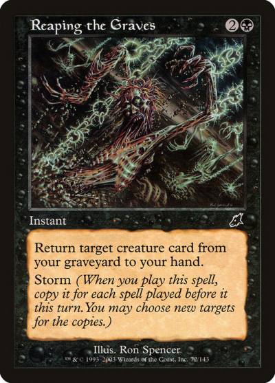 Reaping the Graves SCG-72 Scourge Magic card