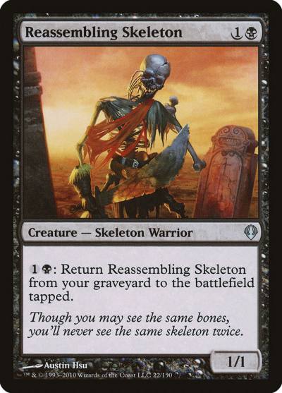 Reassembling Skeleton ARC-22 Archenemy Magic card