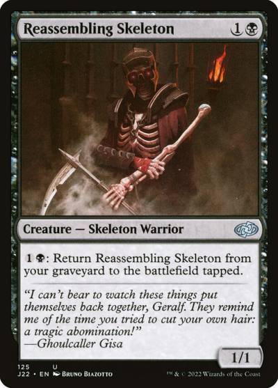 Reassembling Skeleton J22-125 Jumpstart 2022 Magic card