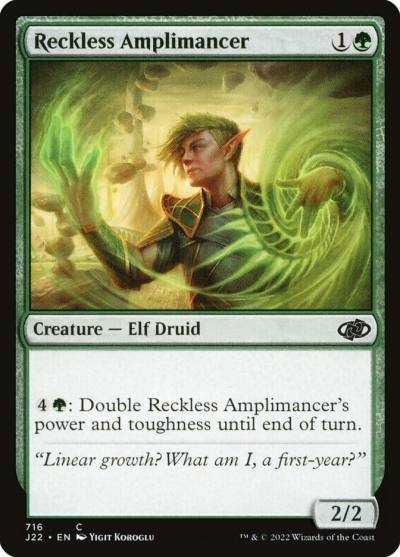 Reckless Amplimancer J22-716 Jumpstart 2022 Magic card