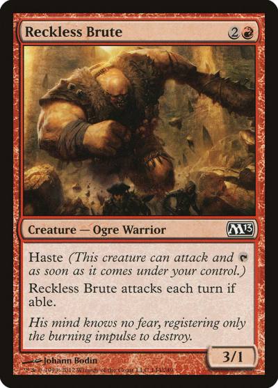 Reckless Brute M13-144 Magic 2013 Magic card