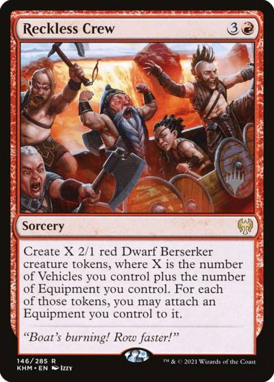 Reckless Crew PKHM-146P Kaldheim Promos Magic card