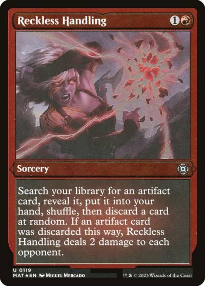 Reckless Handling MAT-119 March of the Machine: The Aftermath Magic card