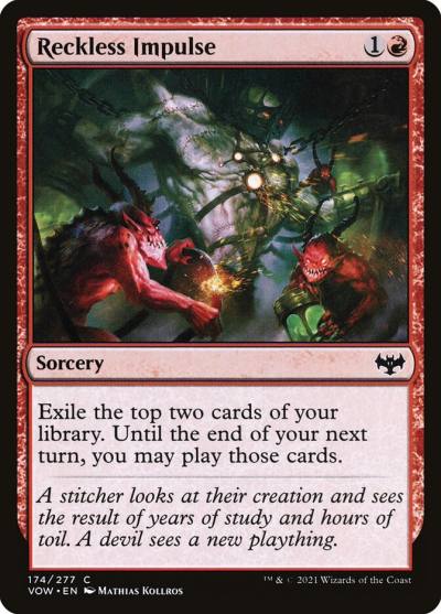 Reckless Impulse VOW-174 Innistrad: Crimson Vow Magic card